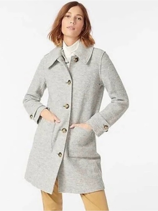 J. Crew Jackets & Blazers - J.Crew Italian Boiled Wool Manifattura Di Carmignano Lady Coat
